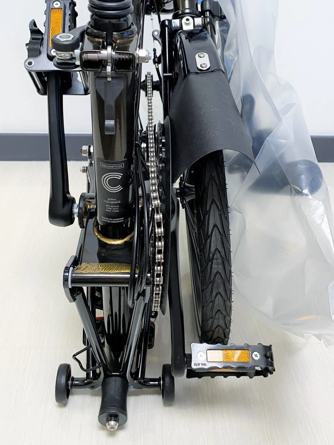 Brompton C Line Explore Black Edition Black Lacquer