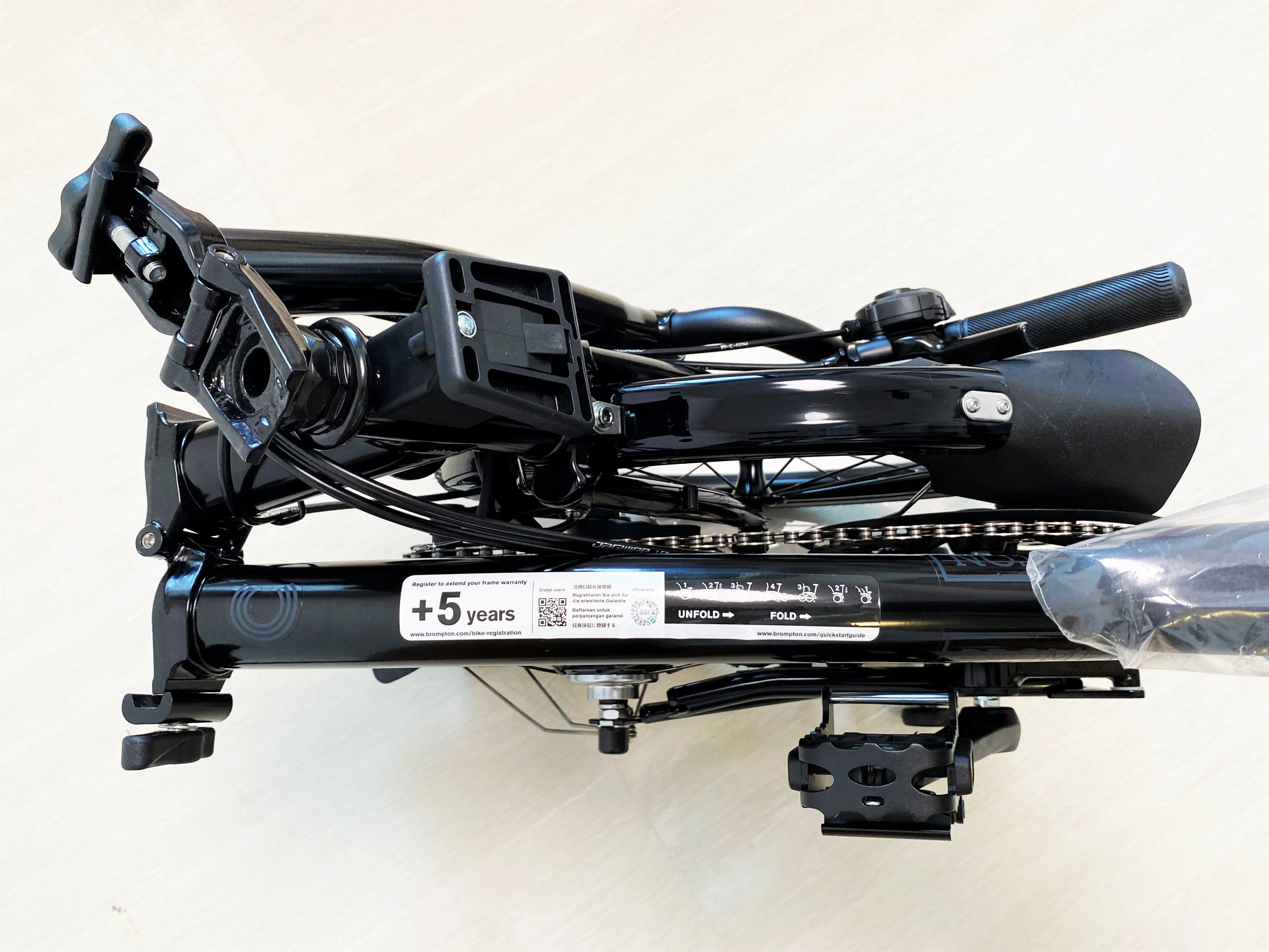 Brompton C Line Explore Black Edition Gloss Black