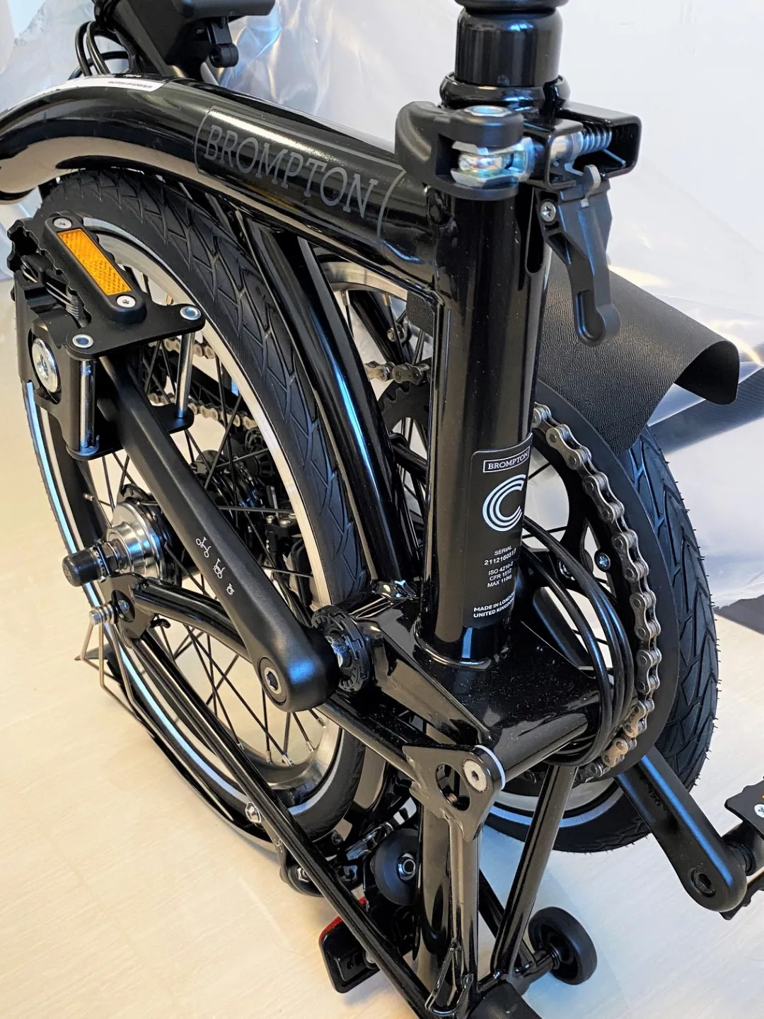 Brompton C Line Explore Black Edition Gloss Black