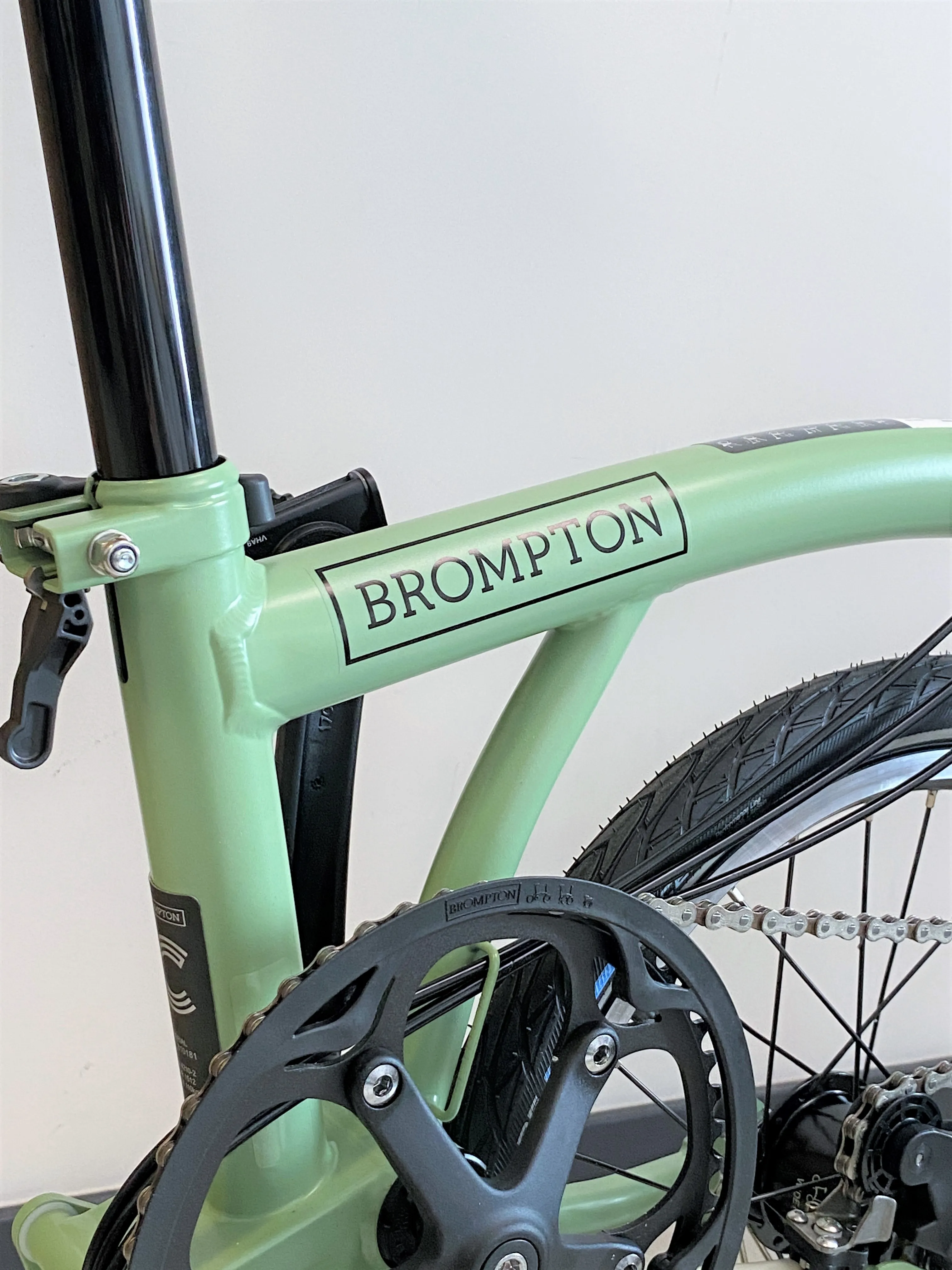 Brompton C Line Explore Black Edition Matcha Green Singapore - Main Image