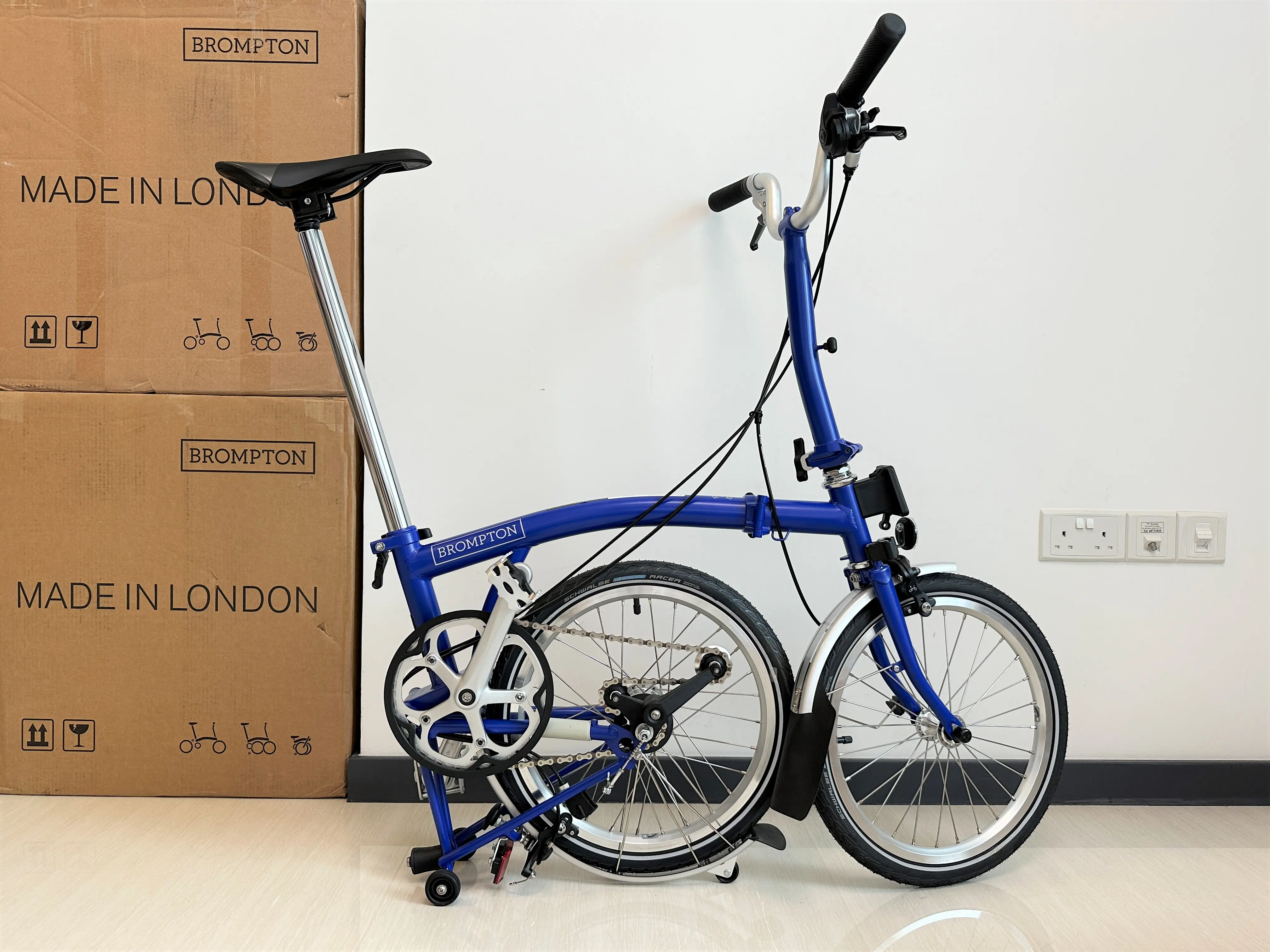 Brompton C Line Utility Piccadilly Blue, Singapore