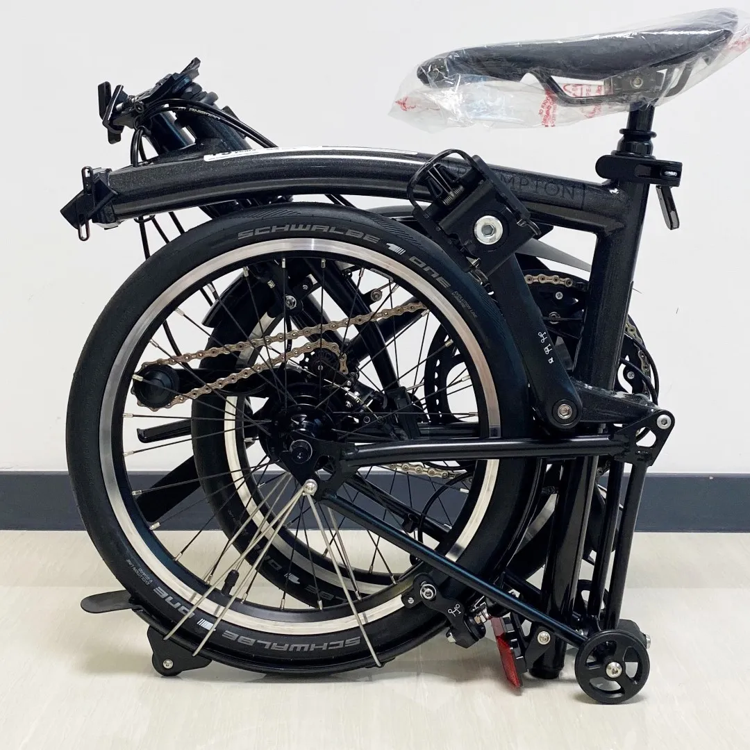 Brompton P Line Urban Midnight Black Metallic (Low Handlebar), Singapore