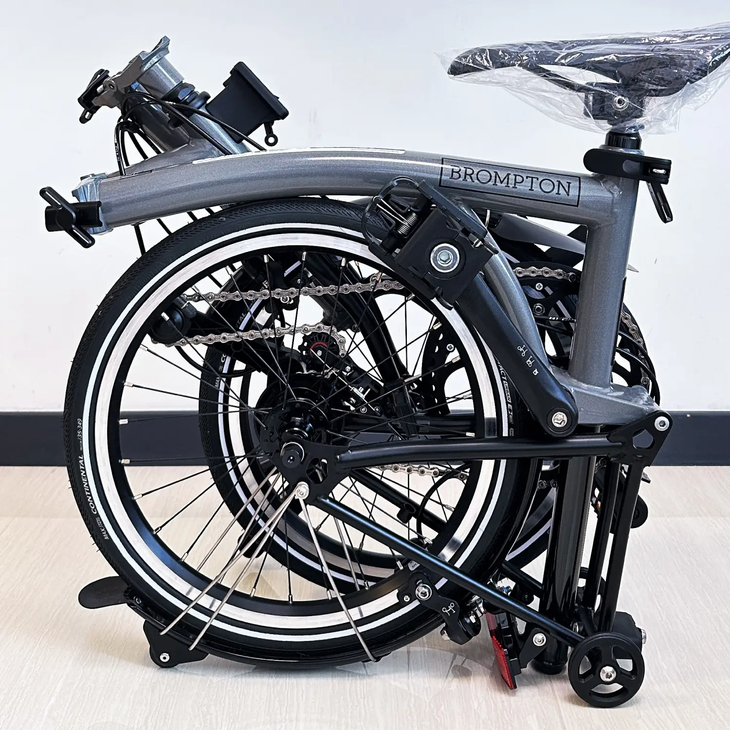 Brompton P Line Urban Storm Grey Metallic (High Handlebar)